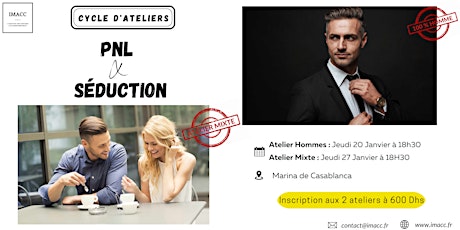 Atelier hommes : PNL & Séduction tickets
