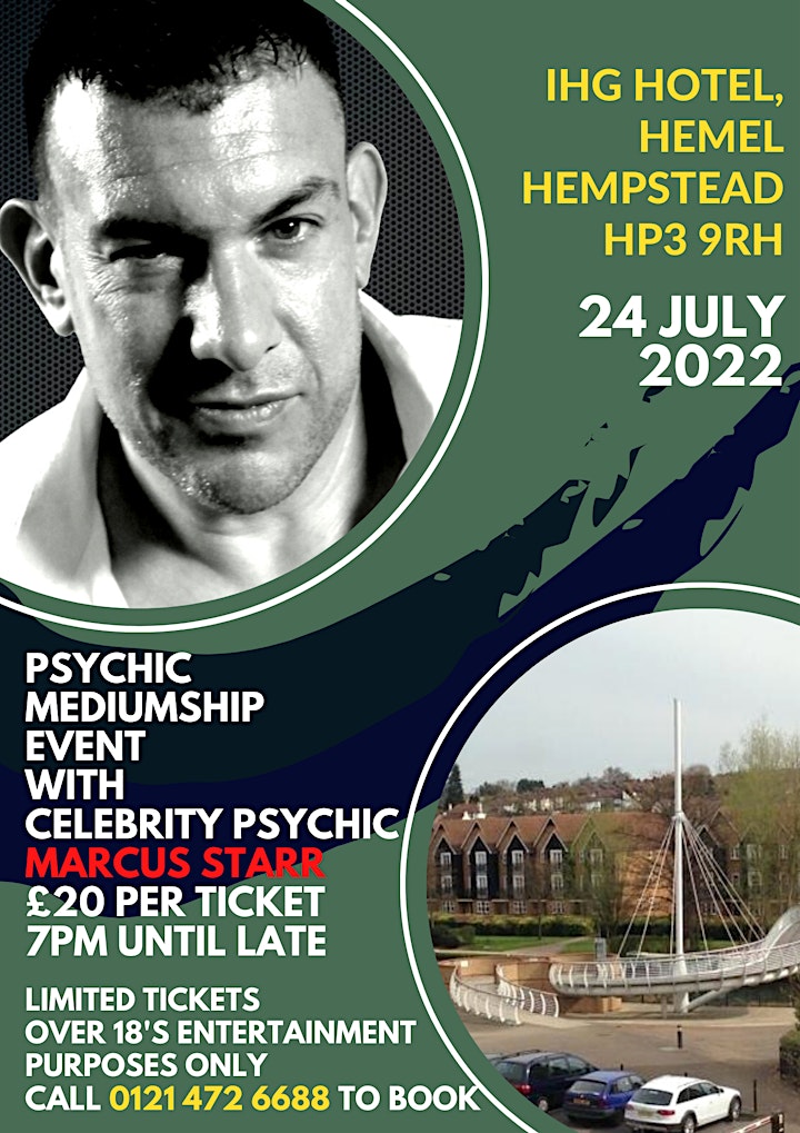 Psychic mediumship with Marcus Starr at IHG Hotel, Hemel Hempstead image