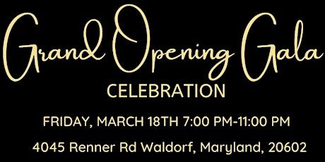 Graces Event Center Grand Opening Gala tickets