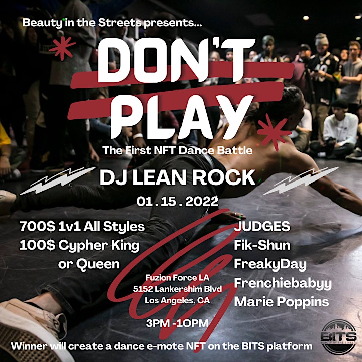 
		Beauty in the Streets presents Don't Play image
