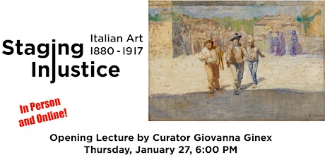 Staging Injustice Opening Lecture by Giovanna Ginex tickets