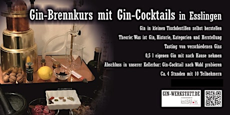 Gin-Brennkurs in Esslingen bei Stuttgart Tickets