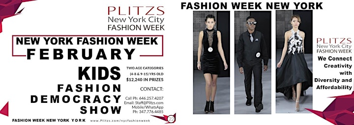 KIDS 9-15 AUDITION FOR NEW YORK FASHION WEEK  - FEBRUARY SHOW SEASON image