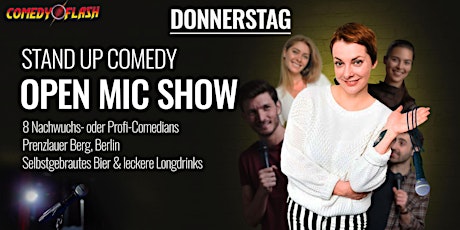 Comedyflash - Die Stand Up Comedy Show in Berlin Prenzlauer Berg Tickets
