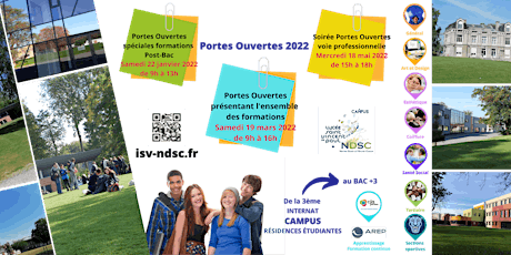Porte ouverte DNMADe Groupe scolaire ISV-NDSC tickets