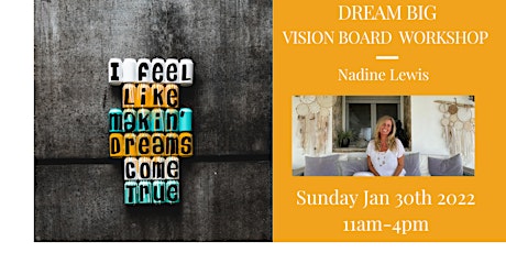 Dream Big Online Vision Board Workshop tickets