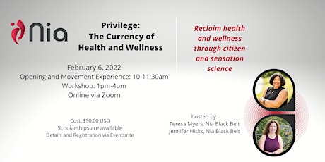 Privilege: The Currency of Health and Wellness tickets