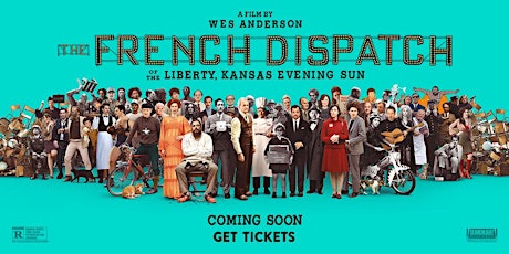 Imagen principal de THE FRENCH DISPATCH (2021) - Jueves 13/01 - 20HS - CINE AL AIRE LIBRE