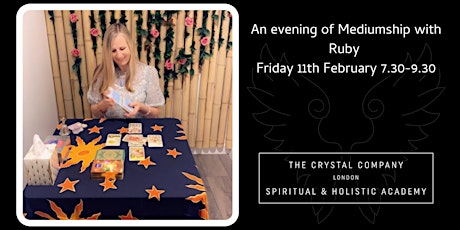 An evening of Mediumship with Ruby tickets
