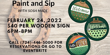 Paint and Sip with Sosh Made tickets