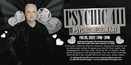 Psychic 411 from Psychic Medium Ray tickets