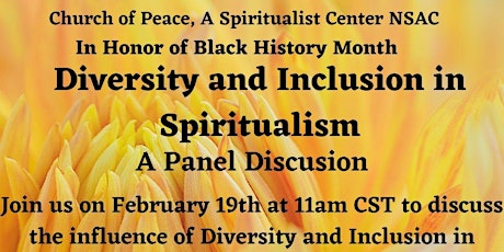 Diversity and Inclusion in Spiritualism, Panel Discussion tickets