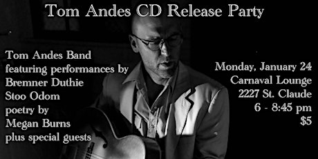 Tom Andes CD Release Party tickets