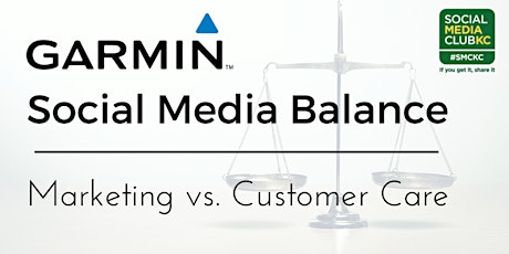 Garmin's Social Media Balance: Marketing vs. Customer Care - SMCKC June Breakfast primary image