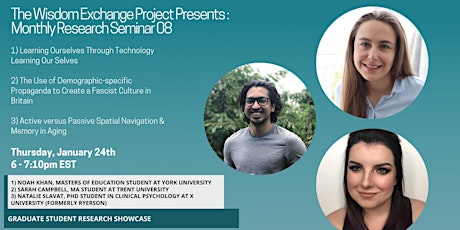 Wisdom Exchange Project: Student Research Seminar tickets