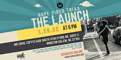Hope Vibes Triad "The Launch" (Virtual) tickets