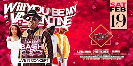 DonDinero’s ‘Will you be My Valentine’s?’ tickets
