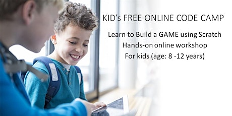 Scratch: Build 4 Games in 4 Days - Free Online Workshop for kids (Age:8-12)