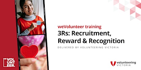 2022 weVolunteer Training: 3Rs: Recruitment, Reward & Recognition tickets