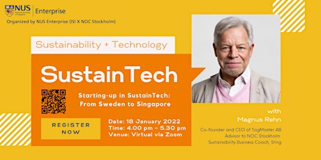 Starting-up in SustainTech: From Sweden to Singapore