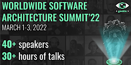 Worldwide Software Architecture Summit'22 tickets