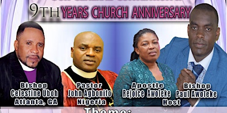 Zion Mission Church of Christ Presents: Our Annual General Convention 2016 & 9th Years Church Anniversary, May 24th to 28th, 2016 primary image