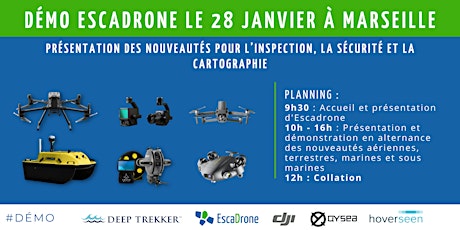 Rencontre drone à Marseille - Outils techniques, enjeux et utilisations billets