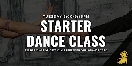 [FEB 2022]  4 Adult Starter Ballroom & Latin Dance Classes! tickets