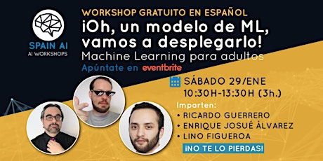 AI Workshop: Taller de Machine Learning en producción. ML para adultos entradas