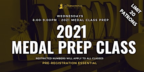 [FEB 2022] The 2021 Medal Test Preparation Class! tickets