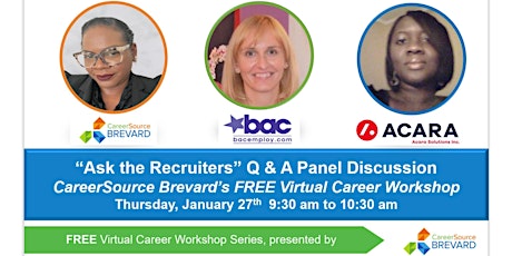 "Ask the Recruiters"  Q & A Panel Discussion tickets