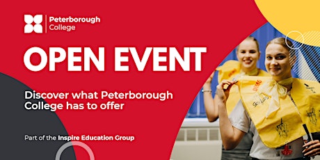 Peterborough College Open Event - 8th March primary image