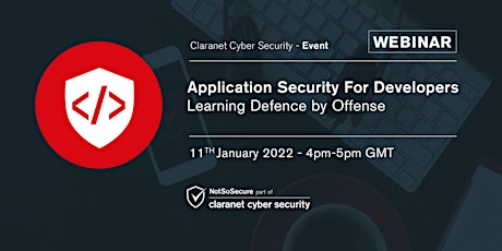 Application Security For Developers - Learning Defence by Offense Tickets