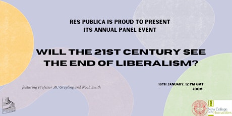 Will The 21st Century See The End Of Liberalism? tickets