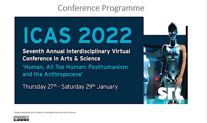 ICAS 22 Conference - Posthumanism and the Anthropocene image
