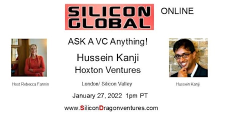 Ask VC Hussein Kanji  of Hoxton Ventures Anything! tickets