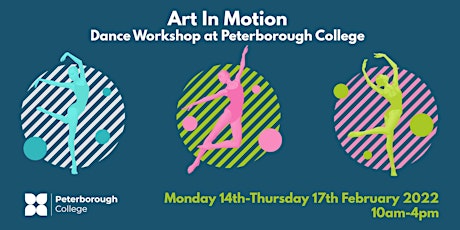 Art In Motion Dance Intensive Workshop at Peterborough College primary image