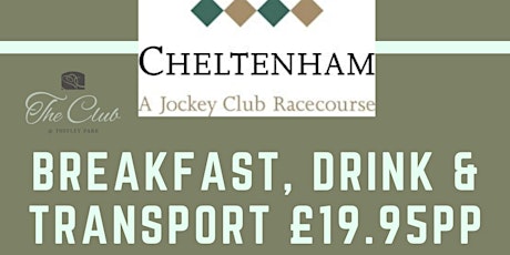 Breakfast, Drink and Transport - Wednesday 16th March 2022 tickets
