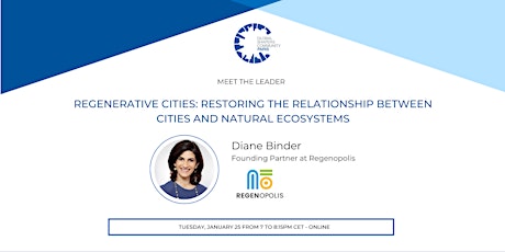 Regenerative Cities: Restoring the Relationship Between Cities and Nature tickets