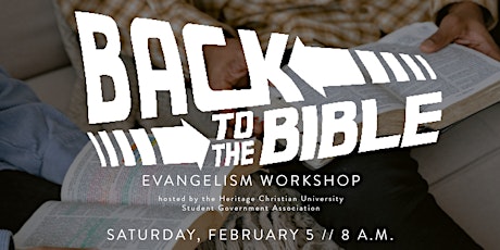 Back to the Bible Evangelism Workshop tickets