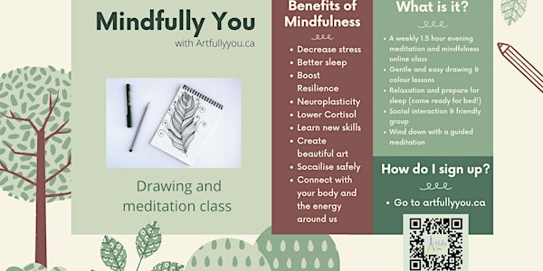 Art Meditation 8  week program starts January 13th  - Evenings 2022