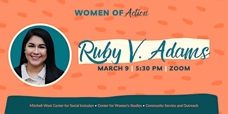 Women of Action with Ruby Villalobos-Adams primary image