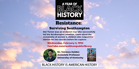 African American Women & Resistance in Nat Turner's Community Tickets