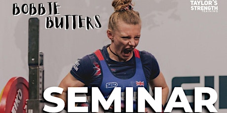 Seminar with Bobbie Butters tickets
