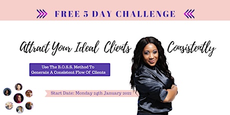 Attract Your Ideal Clients Consistently 5 Day Challenge! tickets