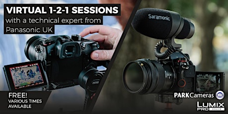 Virtual 1-2-1 Sessions with Panasonic tickets