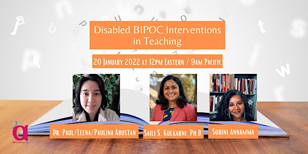 Disabled BIPOC Interventions in Teaching