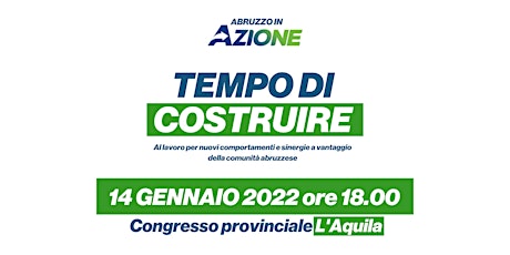 Immagine principale di Congresso Provinciale Azione - L'Aquila 