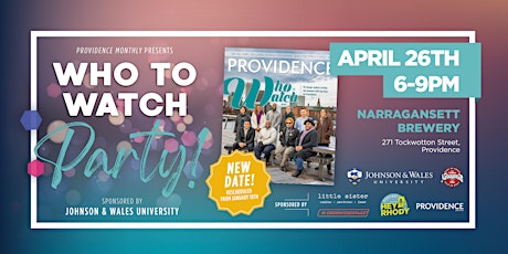 Providence Monthly's Who To Watch 2022 tickets