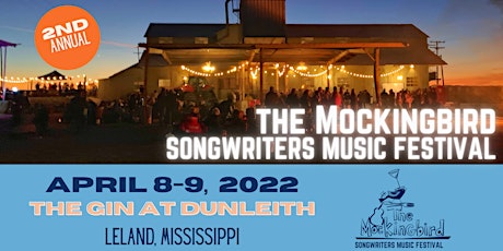 2022  Mockingbird Songwriters Music Festival - General Admission Ticket